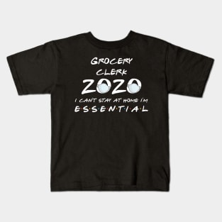 Grocery Clerk 2020 Quarantine Gift Kids T-Shirt